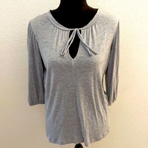 [GAP] Gray Soft 3/4 Sleeve Top